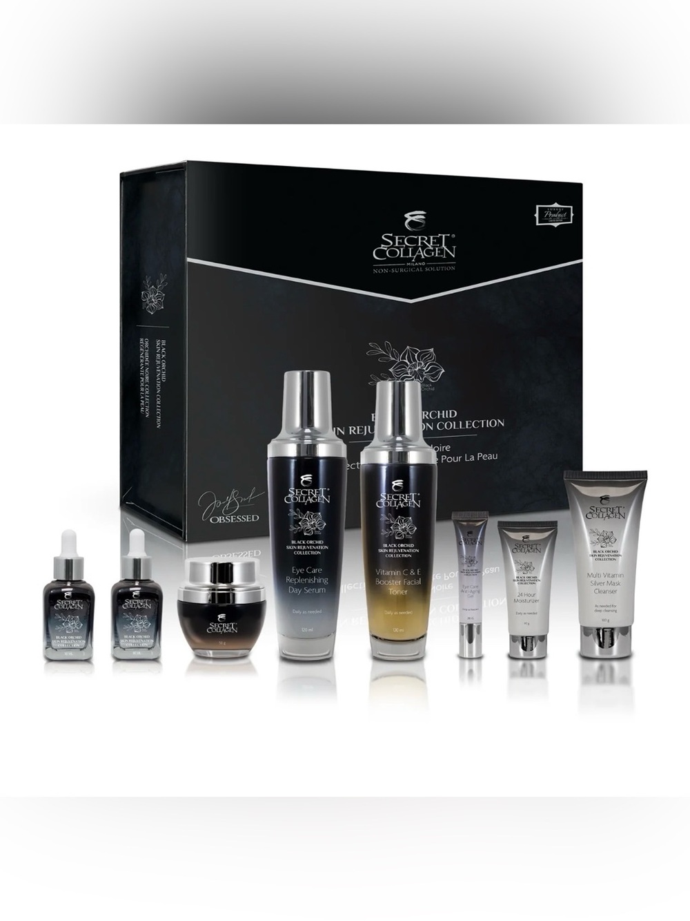 SECRET COLLAGEN 
-MILANO-
BLACK ORCHID SKIN REJUVENATION COLLECTION